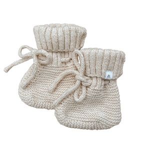 Ziggy Lou knitted booties, size 0-3 months